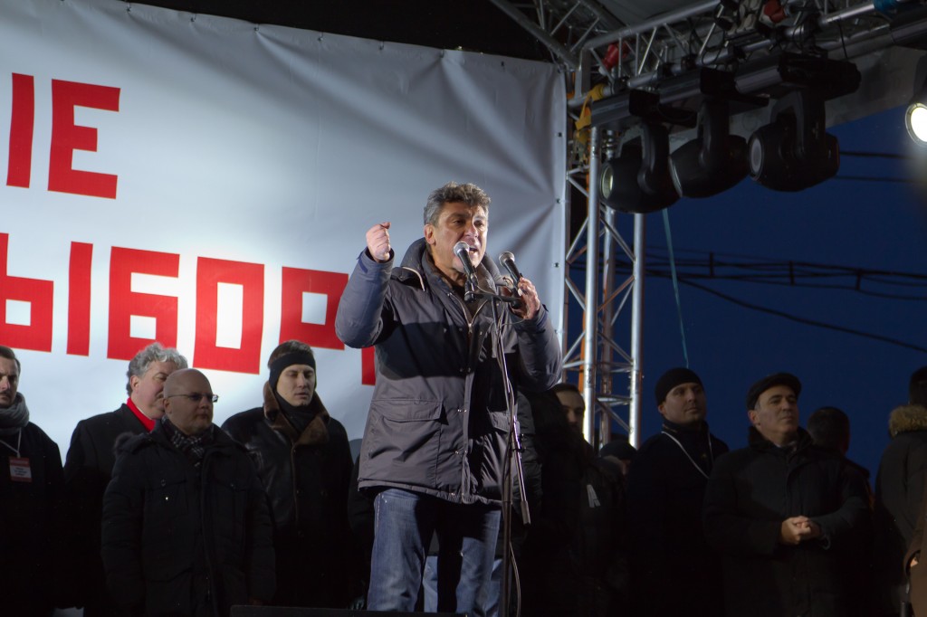 Митинг на Пушкинской площади Борис Немцов